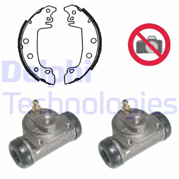 FREN PABUÇ KİTİ ARKA CITROEN C15 07/84> - DELPHI