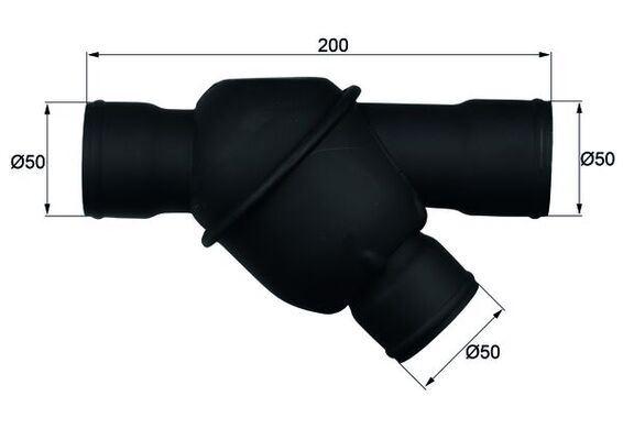 TERMOSTAT Thermostat Housing — MAHLE TH1871 - MAHLE