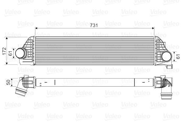 TURBO RADYATORU RENAULT MASTER OPEL MOVANO - VALEO - OEM 144960015R