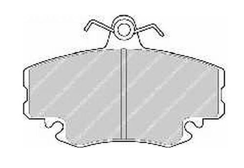 ÖN BALATA DACIA LOGAN 04> SANDERO 08> TWİNGO II 07> 1.4-1.6-1.5dCi - MY - OEM 6001547911