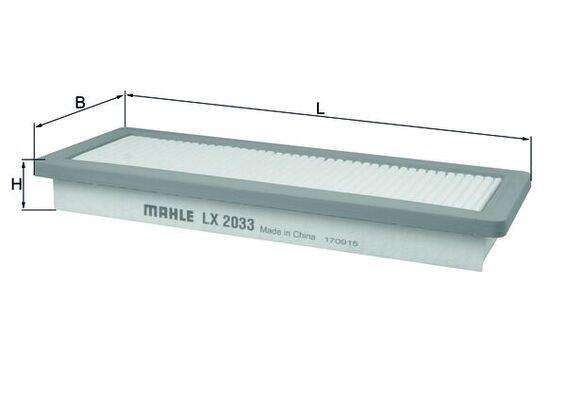HAVA FILTRESI PSA P207-P208-P307-P308-P508-P3008-P5008-C4-C5-GRANDLAND-DS3-DS4-DS5-THP-A16XHL . MINI N14 R55 R56 R57 R58 R59 R60 R61 - MAHLE - OEM 1444.TT