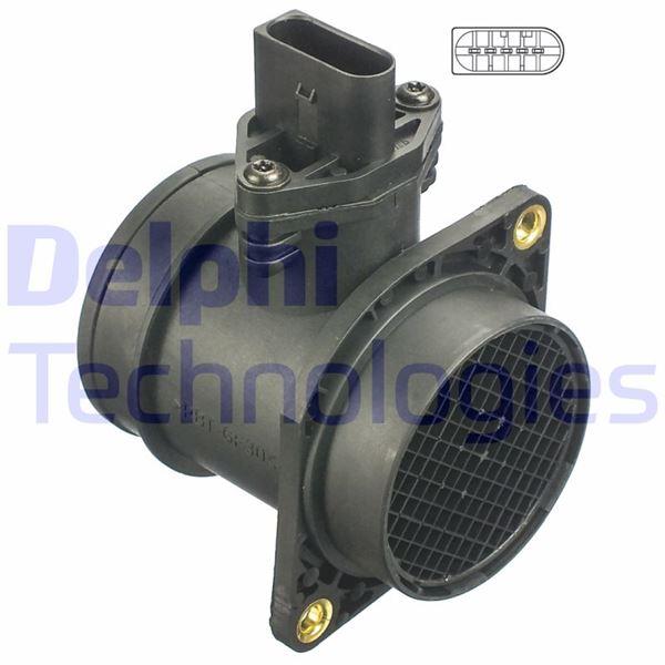 DEBİMETRE SENSÖRÜ KOMPLE VW PASSAT VARİANT 1.8 T 10/00>03/08 - DELPHI - OEM 06A906461N