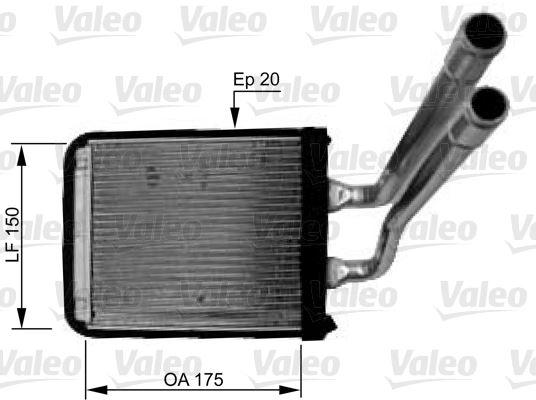 KALORİFER RADYATÖRÜ KIA PICANTO 1.0-1.1-1.1 CRDİ 04=> (175x150x20) - VALEO - OEM 9713807000