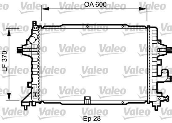 RADYATOR ASTRA H 2004> - VALEO - OEM 1300271