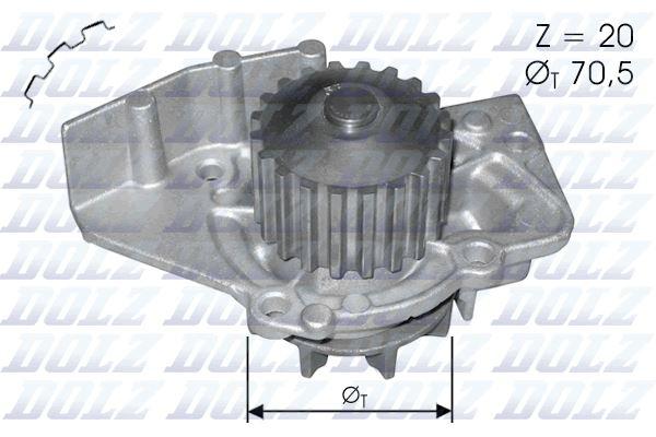 DEVİRDAİM PARTNER-BERLINGO-C5-307-EXPERT-BOXER-JUMPY-JUMPER-SCUDO-DUCATO 2.0HDI (DW10) - DOLZ - OEM 1201.C4