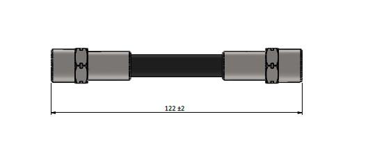 FREN HORTUMU sol 8 90-99 - CAVO - OEM 34321162616