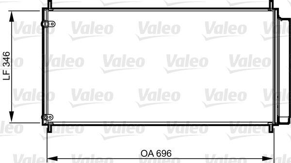 KONDENSER AURIS - VALEO - OEM 88450-02410