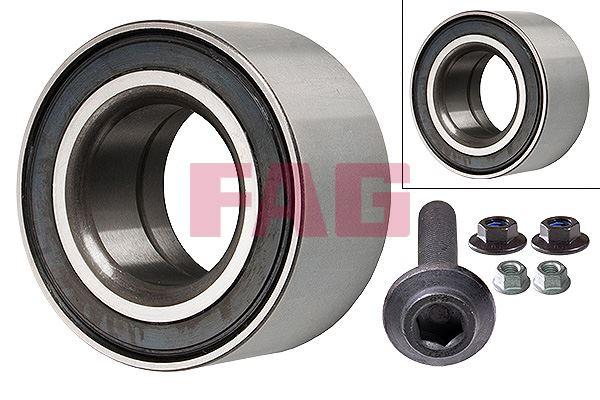 TEKERLEK RULMANI ON KIT PASSAT B5 (3B2) A4 B5 (8D2) SUPERB I (3U4) (CIVATA SOMUN) (39*16*75) - FAG - OEM 8D0498625