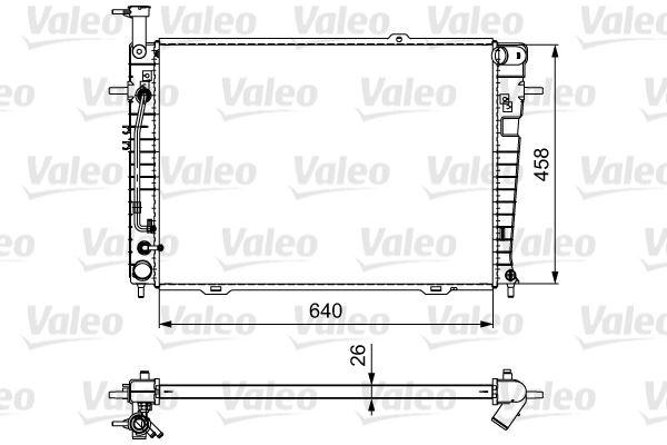RADYATOR TUCSON SPORTAGE — VALEO VAL-735543 - VALEO - OEM 25310-2E400