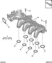 EMME MANİFOLD CONTASI 207-307-308-407-1007-3008-5008-PARTNER TEPEE-BERLINGO-C2-C3-C4 1.6 HDI - PSA - OEM 0348.S5
