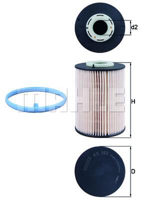 MAZOT FILTRESI MONDEO IV IV 07>14 2.0 TDCI VOLVO S40 S60 V50 V70 C30 C70 XC60 D3-D4-D5 2.4D - MAHLE - OEM 6G9N9176AB