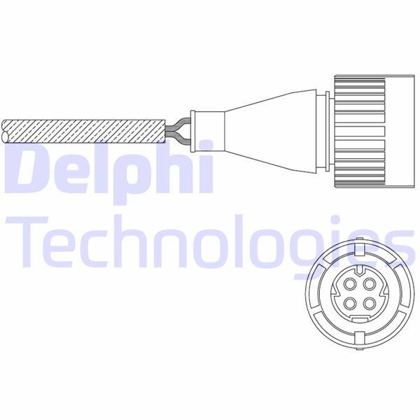 OKSIJEN SENSORU (KAT. ONCESI) BMW M50 E36 - DELPHI - OEM 11781738282