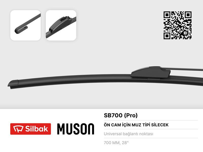 SİLECEK SÜPÜRGESİ 700mm (MUZ TİPİ) ÜNİVERSAL - SILBAK