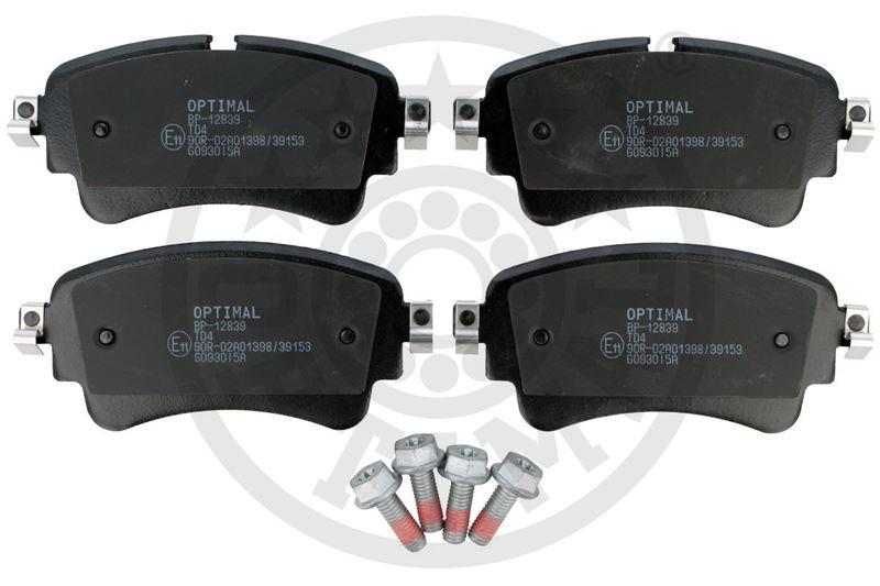 FREN BALATA SETİ DİSKLİ FREN AUDI A4 ALLROAD B9 (8WH 8WJ)A4 B9 (8W2 8WC)A4 B9 AVANT (8W5 8WD)A5 (F53 F5P)A5 CONVERTİBLE (F57 F5E)A5 (F5A F5F)A6 ALLROAD C8 (4AH)A6 C8 (4A2)A6 C8 AVANT (4A5)A7 (4KA)A8 D - OPTIMAL - OEM 4N0698451