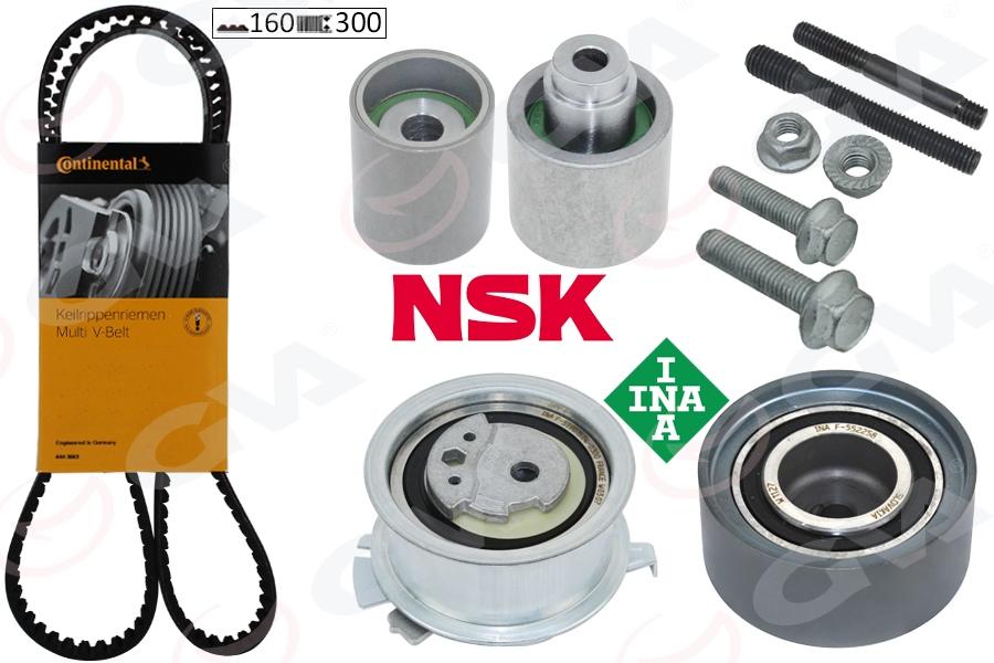 TRİGER SETİ AUDI A4-A5-A6-PASSAT-TIGUAN-SUPERB 2.0 TDI 10>(CBAA-CBAB-CBBB-CBAC-CAGA-CAHA - GVA - OEM 03L198119