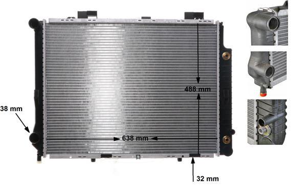 MOTOR SU RADYATORU MERCEDES E-CLASS W210 S210 - MAHLE - OEM A2105000903
