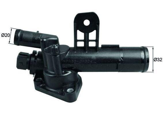 TERMOSTAT 89 °C RENAULT MEGANE II 02>08 CLIO III 05>12 MODUS 04>13 KANGOO 08> 1.5dCi - MAHLE - OEM 110602309R
