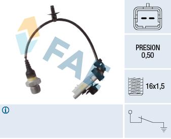 YAĞ BASINÇ MÜŞÜRÜ P207-P208-P308-P508-P3008-P5008-PARTNER-BERLINGO-C3-C4-DS3-DS4-DS5 1.6 HDI DV6C - FAE - OEM 1131.K9