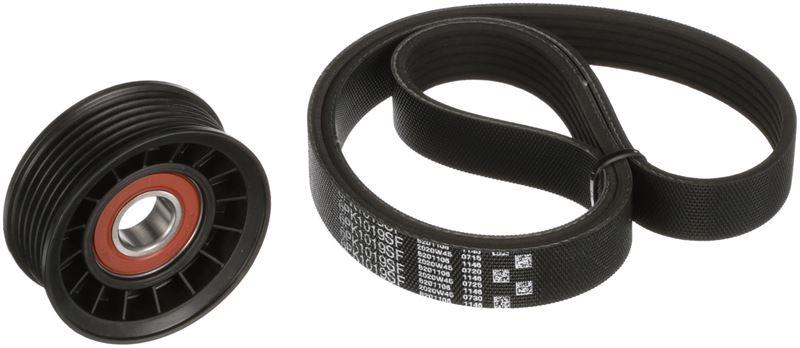 V KAYIŞ+AVARE RULMAN 6PK 1019 FORD FİESTA-FUSİON 02> 1.4-1.6 ZETEC (ELASTİK) - GATES - OEM 2S6E6D314AD