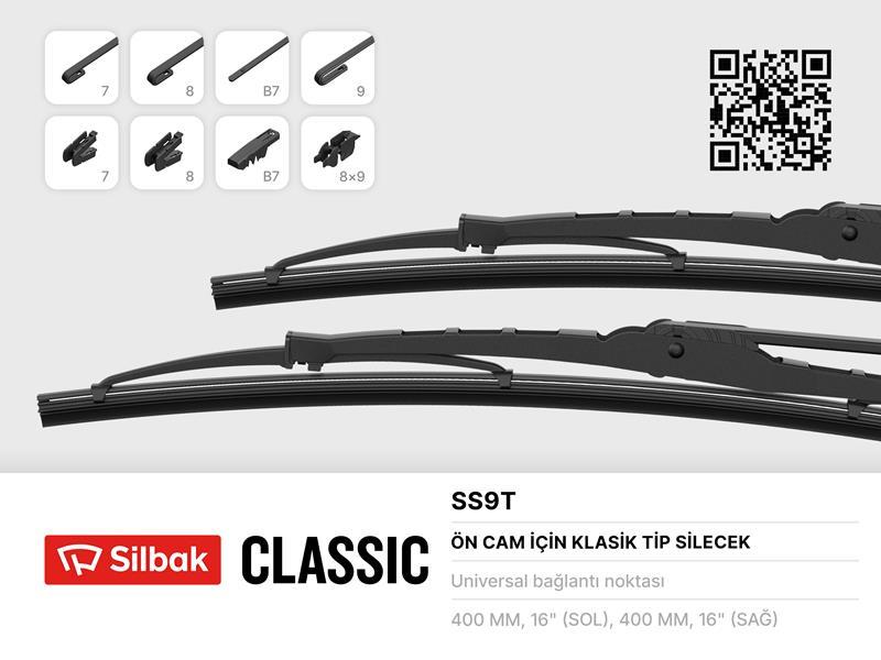 SİLECEK SÜPÜRGESİ 410MM FIESTA (YOLCU TARAFI)-J9-P504-VOLVO NL12-MAN KAMYON 19.190-32.190-HINO - SILBAK