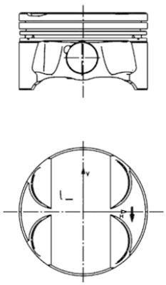 PİSTON + SEGMAN 84mm BMW N46 B20 B E60 E87 E88 E90 E92 E93 E84 E83 Z4 E85 - KOLBEN - OEM 11257562451
