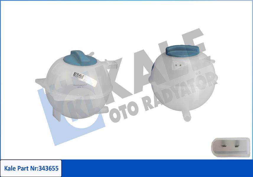 GENLEŞME KAVANOZU (KAPAKLI) POLO 1.0-1.3-1.4-1.4 16V (94-99) (RADYATÖR EK SU DEPOSU) - KALE - OEM 6N0121407