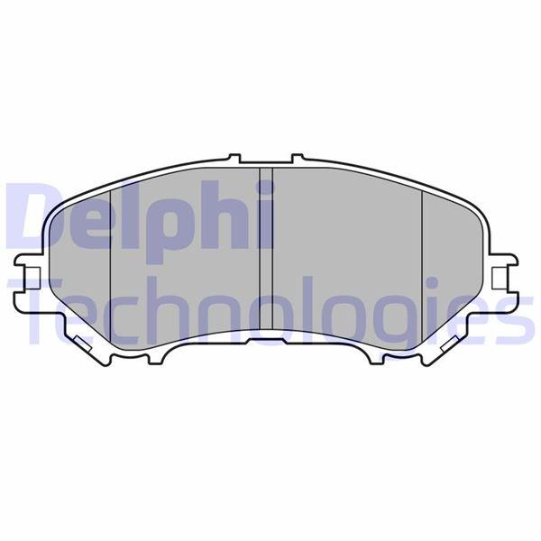 ÖN BALATA RENAULT KADJAR 15> KOLEOS II 15> NISSAN QASHQAI (J11) 13> X TRAIL III 14> - DELPHI - OEM 410604EA0A
