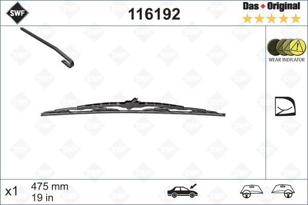 (x) SİLECEK SÜPÜRGESİ ÖN SAĞ GOLF4 BORA (475mm) - VALEO - OEM 6N0955427A