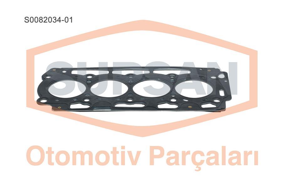 SİLİNDİR KAPAK CONTASI FORD-PEUGEOT-CİTROEN 02> 1.4 TDCİ EURO 4 (2 TIRNAK 1,25 mm) - SUPSAN - OEM 2S6Q