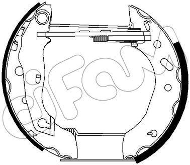 HIZLI TAMİR KİTİ(PAPUÇ+FREN SİLİNDİRİ+YAYLAR) FORD LCV FİESTA IV (JA. JB) : 1.3 İ;1.8 Dİ / FİESTA IV - CIFAM