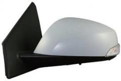 DIŞ DİKİZ AYNASI ELEKTRİKLİ SOL MGN FLUENCE 010=> (SİNYALLİ + KATLANIR + REZ. + DESENLİ KAPAK) - GOLD - OEM 963029473R