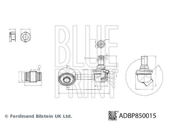 Z ROTU ÖN SOL MITSUBISHI L200 2.4L 4N15 KL2T EURO5 H-LINE 6 VİTES 15->-FIAT FULLBACK 502. 503 16-> - BLUEPRINT - OEM 4056A198