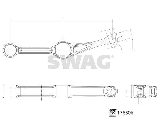 Salıncak BMW (FEBI 176506) - SWAG - OEM 31126777743