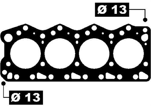 SİLİNDİR KAPAK CONTASI (95,3 MM 1,30 MM) MASTER DUCATO DAILIY 2,5TD 94>00 - OTOCONTA - OEM 99461498