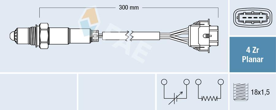 OKSİJEN SENSÖRÜ ASTRA J-INSIGNIA A-MOKKA-MERIVA B-ADAM-CORSA D-E-AVEO- CRUZE-ZAFIRA C 1.2-1.4-1.6 (A12-B12XER-XEL-A14-B14XEL-XER-NET-NEH-A16-B16XER-A18-B18XER) - FAE - OEM 55562206