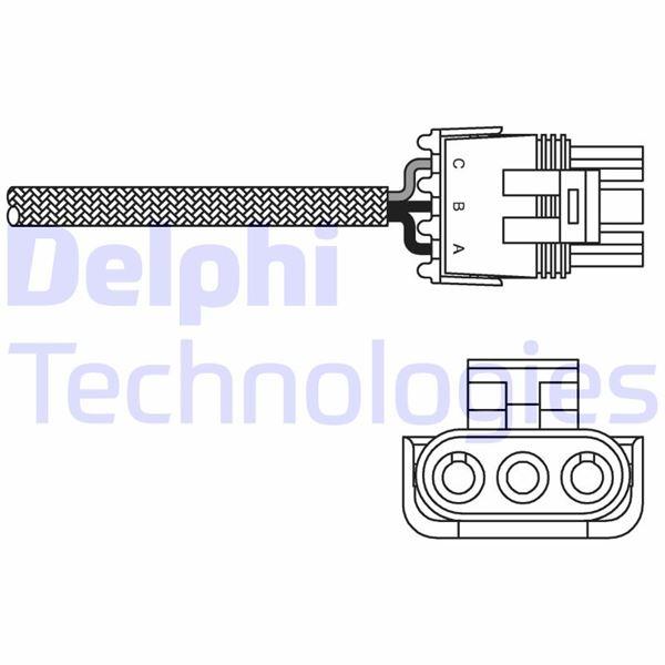 OKSİJEN SENSÖRÜ RENAULT R19-MEGANE I-CLIO I-LAGUNA I 1.4 1.6 1.8 - DELPHI - OEM 7700746375