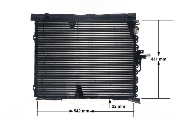 KLIMA RADYATORU MERCEDES W124 S124 C124 - MAHLE - OEM A1248301070