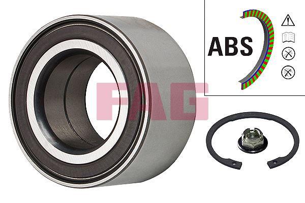 ÖN TEKER RULMANI FIESTA V 01> FOCUS 98>04 FUSION 02>12 COURIER 14>KA+ III 16> ECOSPORT 13> MAZDA 2 07>15 (KIT) ABS LI (38.993x72x37) (BAH-0106DX) - FAG - OEM 8V5J1K018AA