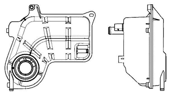 Ausgleichsbehälter AUDI A6 02-05 — MAHLE CRT26000S - MAHLE