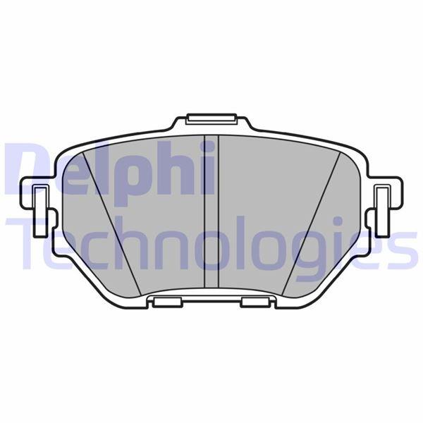 ARKA FREN BALATA TOYOTA YARIS CROSS 1,5L M15A-FXE Hybrid MXPJ10, MXPB10 21-> - DELPHI - OEM 0446602410