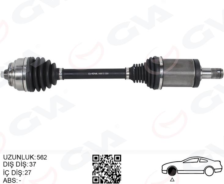 KOMPLE AKS ÖN SOL BMW F10 F12 F13 F06 xDrıve (562MM) - GVA - OEM 31607618681