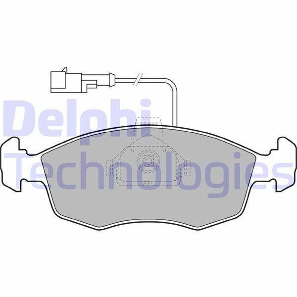FREN BALATASI ÖN FIAT PALİO 04/96> - DELPHI