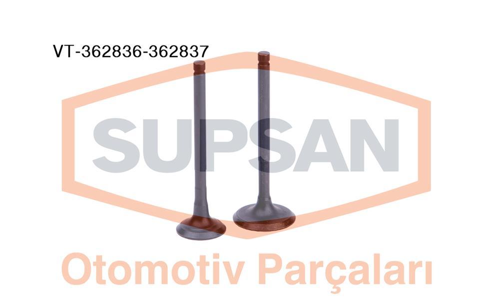 SUBAP EMME+EGZOZ TAKIM TOYOTA COROLLA 1.6 16V ENJ. (87-00) (LPG li Araçlar) IN-8 EX-8 (31 x 5.985 x 87.5 - 24.5 x 5.98 x 87.84) - SUPSAN - OEM 1371115090