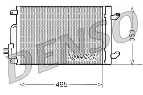 CONDENSER. AİR CONDİTİONİNG LANCIA LYBRA (99-05) — DENSO DCN13015 - DENSO - OEM 51708843