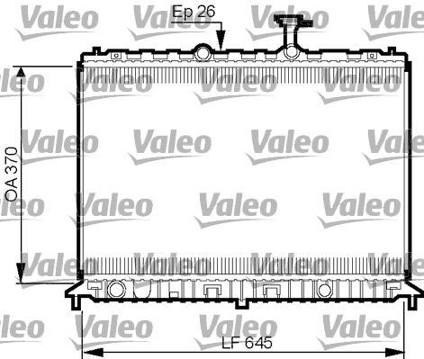 RADYATOR RIO - VALEO - OEM 25310-1G-000
