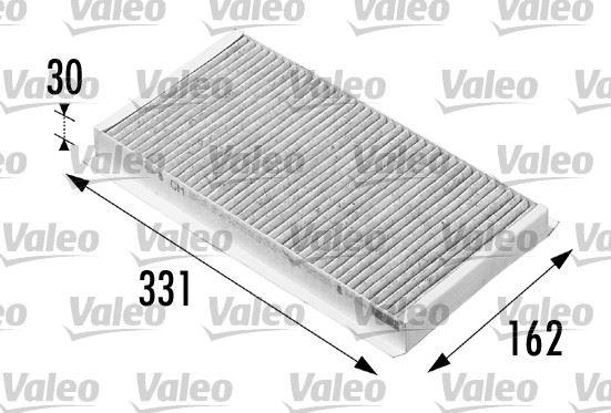 POLEN FİLTRESİ CORSA C 00>06COMBO C 01>10 VECTRA C 02> TIGRA 04> SIGNUM 03> (KARBONLU) - VALEO - OEM 9196343