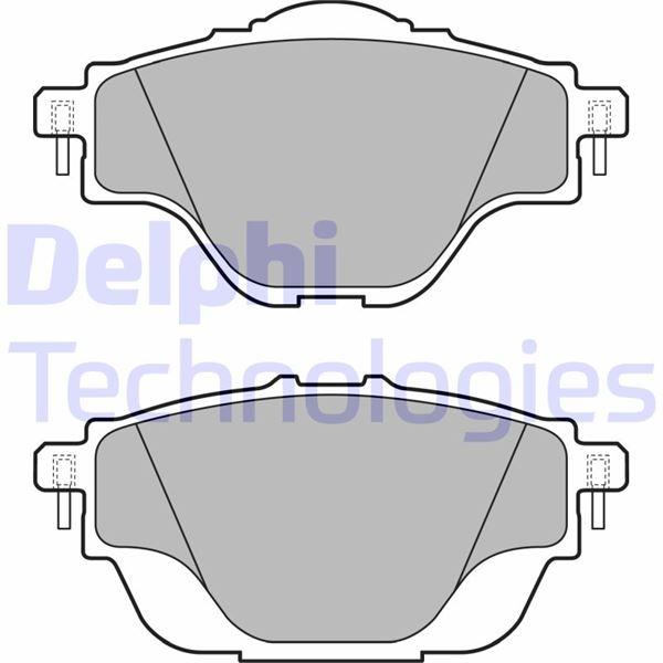 FREN BALATASI ARKA ASTRA L-GRANDLAND-C4 GRAND/SPACETOURER-C5 AIRCROSS-P508-P5008-P308-P3008-DS4-DS7 - DELPHI - OEM 1609000980
