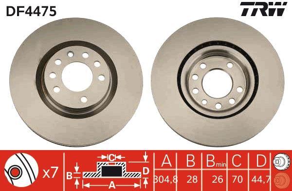 ÖN FREN AYNASI CROMA 05> 1.9D(304.8x26x7DLxHVLI) - TRW - OEM 517572290