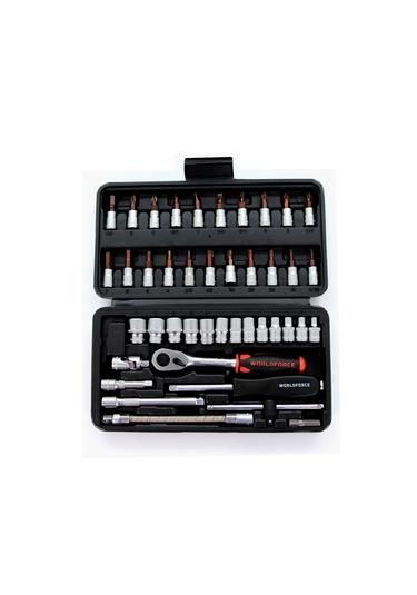 LOKMA TAKIMI 46 PARÇA S-ULTRA 1/4" (GARAJ EKİPMANLARI) (HIRDAVAT) - WORLDFORCE