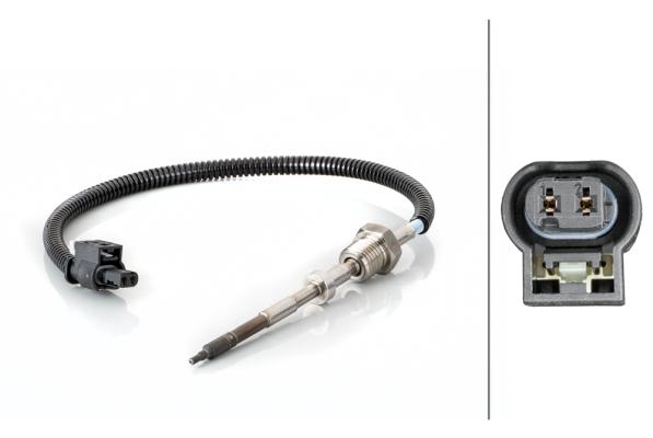 EGZOZ SICAKLIK SENSORU (KAT. UZERINDE) MERCEDES W203 S203 W204 S204 C209 A209 C219 W211 S211 W221 - HELLA - OEM A0009058900